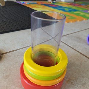 Lovevery Clear Tube with Stacking Rings